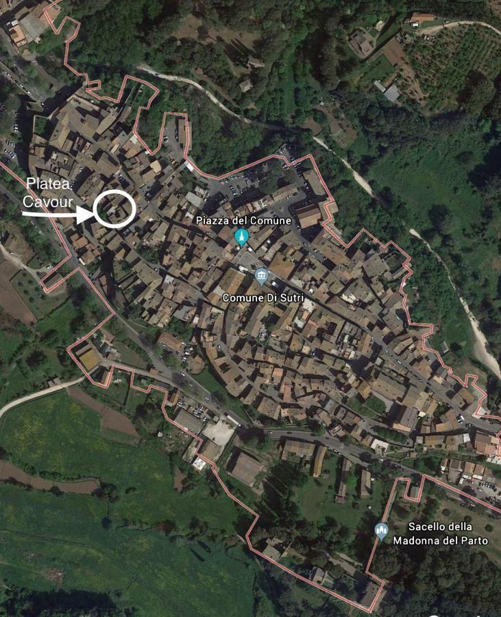Platea Cavour Villa Sutri Exteriör bild